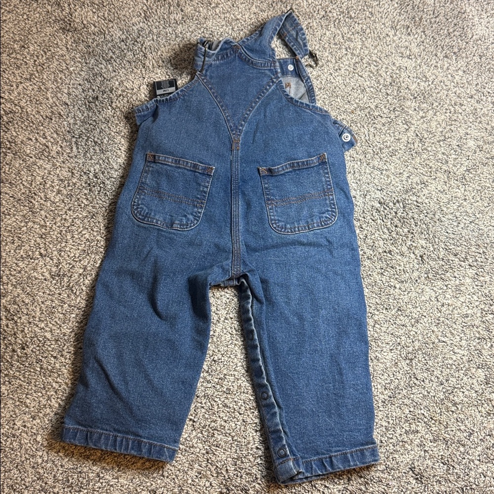 Toddler Boy Carhartt Classic Blue Denim Overalls